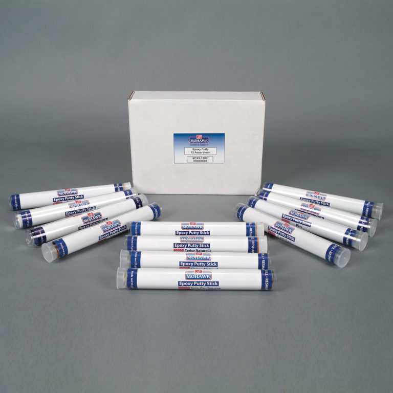 MOHAWK® 12 Pack Assortment Two-part Epoxy Putty Stick - Rapid Start