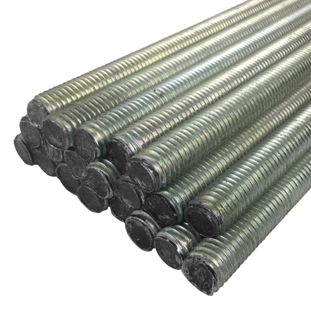 3/8"16 X 36" Threaded Rod, Full Thread, Grade A, Zinc Rapid Start