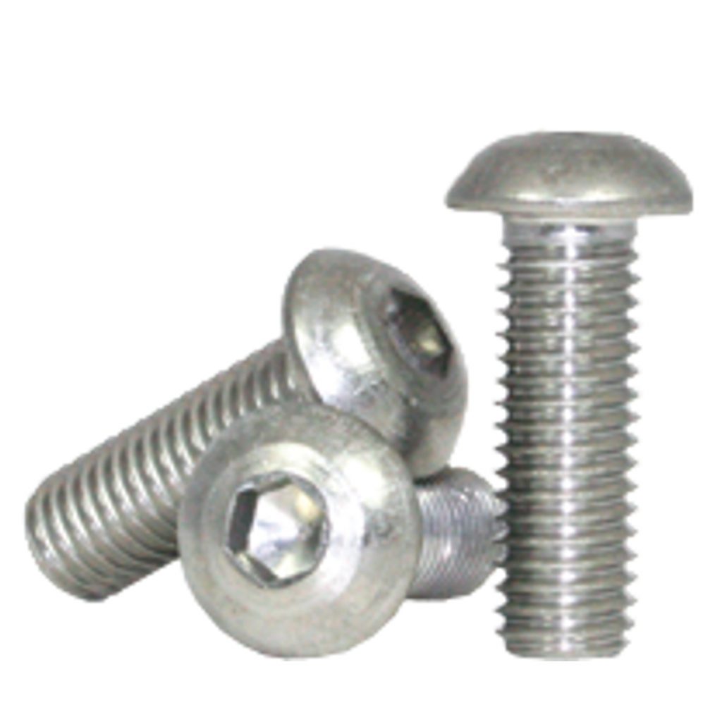 X Socket Screw Button Head Full Thread Unc Stainless Steel Rapid Start